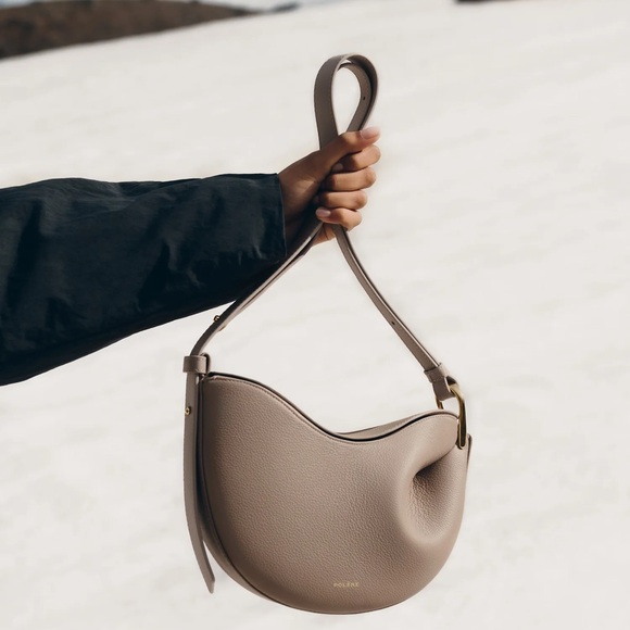 Polene Taupe Crossbody Bag - Picture 2 of 6